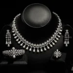 Rana white full set zircon Rhodium plated high quality - Image 2