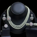 ⁦جيهان طقم زركون مطلي بالروديوم عالي الجودة⁩ - الصورة ⁦2⁩