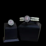 ⁦جيهان طقم زركون مطلي بالروديوم عالي الجودة⁩ - الصورة ⁦4⁩