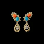 ⁦مايسا سلسلة ذهبية طويلة مرصعة بالزركون مطلي بالروديوم عالي الجودة⁩ - الصورة ⁦4⁩